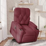 Maison Chic Električni naslanjač - Relax naslanjač s funkcijo vstajanja vinsko rdeč, (22062591) | Shoptok.si
