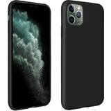 AVIZAR Poltrda silikonska zašcitna torbica z mehkim zakljuckom na dotik - crna str. Apple iPhone 11 Pro Max, (20720428) | Shoptok.si