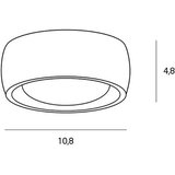  MAXLIGHT C0204 - LED plafonsko svetlo za kupatilo KODAK LED/8W/230V IP44 crna | Eponuda.com