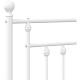  Metalno zamjensko uzglavlje bijelo 75 cm | shoptok.hr