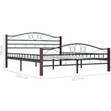  Za krevet crni metalni 160 x 200 cm | shoptok.hr