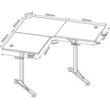 Molarem Home Gaming stol B-219 - lamelirana ploča | shoptok.hr