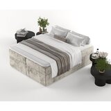 Maison de Rêve Svetlo rjava boxspring postelja s prostorom za shranjevanje 140x200 cm Yoko – | Shoptok.si