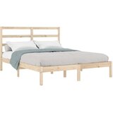  Okvir za krevet od masivnog drva 135 x 190 cm bračni | shoptok.hr