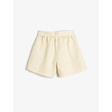 Koton Girl Linen Shorts Belt Detailed Pocket Elastic Waist Cene