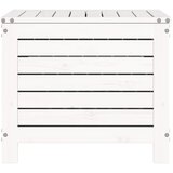  Vrtni tabure bijeli 62 x 63,5 x 53,5 cm od masivne borovine | shoptok.hr