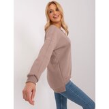 RELEVANCE Sweatshirt-RV-BL-8261.51-dark beige | Shoptok.si