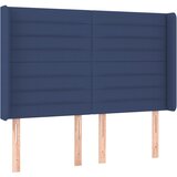 Maison Chic Vzglavna omarica - Nočna omarica - Posteljna omarica z ušesi modro 147x16x118/128 cm blago, (21709810) | Shoptok.si
