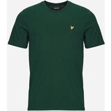 Lyle & Scott Majice s kratkimi rokavi Plain T-shirt Zelena Cene