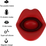 SICILIA DOUBLE PLEASURE VIBRATING + BITING