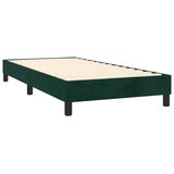 Box spring krevet s madracem tamnozeleni 90x200 cm baršunasti | shoptok.hr