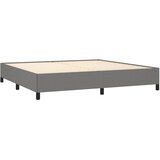  Krevet s oprugama i madracem tamnosivi 200 x 200 cm od tkanine | shoptok.hr