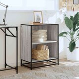 vidaXL Ormar za knjige sivi sonoma 60x35x76 cm konstruirano drvo | shoptok.hr