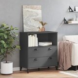  Regal za knjige VIKEN antracit sivi 80 x 40 x 90 cm drveni | Eponuda.ba