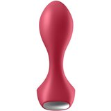 Satisfyer Vibracijski analni čep Backdoor Lover rdeč | Shoptok.si