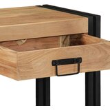  Konzolna stolica Smeđa 90 x 33 x 75 cm Čvrsto drvo akacije | shoptok.hr