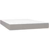  Box spring s madracem svjetlosivi 140x200 cm od tkanine | shoptok.hr