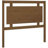  Posteljno vzglavje medeno rjavo 105,5x4x100 cm trdna borovina, (20648556) | Shoptok.si