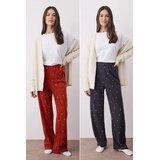 TRENDYOLMILLA Ženski set donjeg dela pidžame Thmaw25Pj00004, 2 komada, Šareni | Eponuda.com