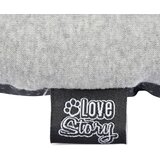Love Story siva postelja za pse 45x60 cm | Shoptok.si