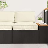 vidaXL Vanjski jastučić Krem Poliester 50x50 Vodenootporni materijali | shoptok.hr
