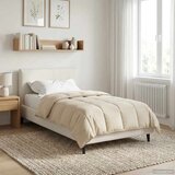  Poletna odeja krema 135 x 200 cm Mikrofibra in Teddy flis, (5000284328) | Shoptok.si