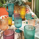 Brandani Set kozarec za vodo, sok Plisse 250 ml / 6 kos / več barv / steklo, (20928698) | Shoptok.si