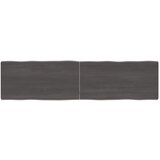 vidaXL Stolna ploča tamnosmeđa 160x40x(2-6) cm obrađena hrastovina | shoptok.hr