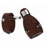 Mitea Lighting Spot lampa sa prekidačem boja drveta 1x4W 3000K GU10 LED 350lm M160110-P u