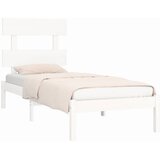  Okvir za krevet bijeli od masivnog drva 90 x 190 cm mali | shoptok.hr