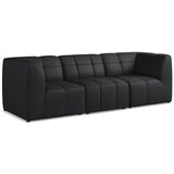 Makamii Crna sofa od imitacije kože 255 cm Aloha – | shoptok.hr