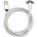  USB punjački kabel 3u1 s magnetskim konektorima - Srebrna KP30707 Cijene