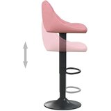  Barski stolčki 2 kosa roza žamet, (20967494) | Shoptok.si