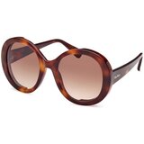 Max Mara MM0074 52F ONE SIZE (54) Havana/Rjava Cene