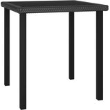  Vrtna jedilna garnitura 5-delna poli ratan črna, (20971007) | Shoptok.si