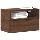 vidaXL Stenska nočna omarica 2 kosa rjavi hrast 45x26x28,5 cm Cene