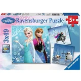 Ravensburger Winter Adventures 3 X 49 pcs Puzzle Disney Frozen