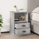  Noćni ormarići 2 kom siva boja betona 43x36x60 cm | shoptok.hr