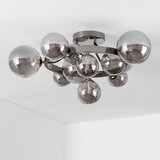  Brilagi - LED plafonski luster MILLA 10xG9/3W/230V crni hrom/zadimljeno staklo | Eponuda.com
