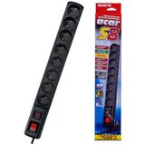 Acar S8 power extension 1.5 m 8 AC outlet(s) Indoor Black | shoptok.hr