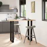  Noge za barski stol U-oblika 2 kom Crne 50 x (110-111) cm Čelik | shoptok.hr