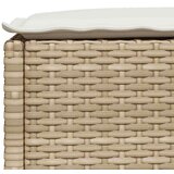 vidaXL 6-dijelni set vrtnih sofa s jastucima bež od poliratana | shoptok.hr