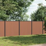 vidaXL Ograjni panel rjav 526x186 WPC | Shoptok.si