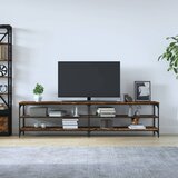 TV ormarić boja dimljenog hrasta 200x30x50 cm konstruirano | shoptok.hr