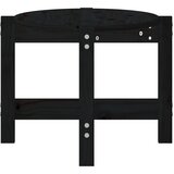  Stolić za kavu crni 87 x 48 x 35 cm od masivne borovine | Eponuda.com