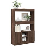  Visoka komoda boja hrasta 92x33x140 cm od konstruiranog drva | shoptok.hr