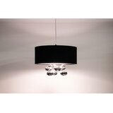  Luster na sajli BUBBLE 1xE27/60W/230V prečnika 40 cm crna | Eponuda.com