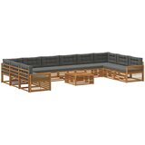  Setovi sofa 11 kom. Čvrsto drvo akacije | shoptok.hr