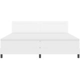  Krevet s opruga kutije Bijelo 200 x 200 cm Umjetna koža | shoptok.hr
