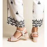 D/CEO Black sandals on a block heel Millo | Shoptok.si